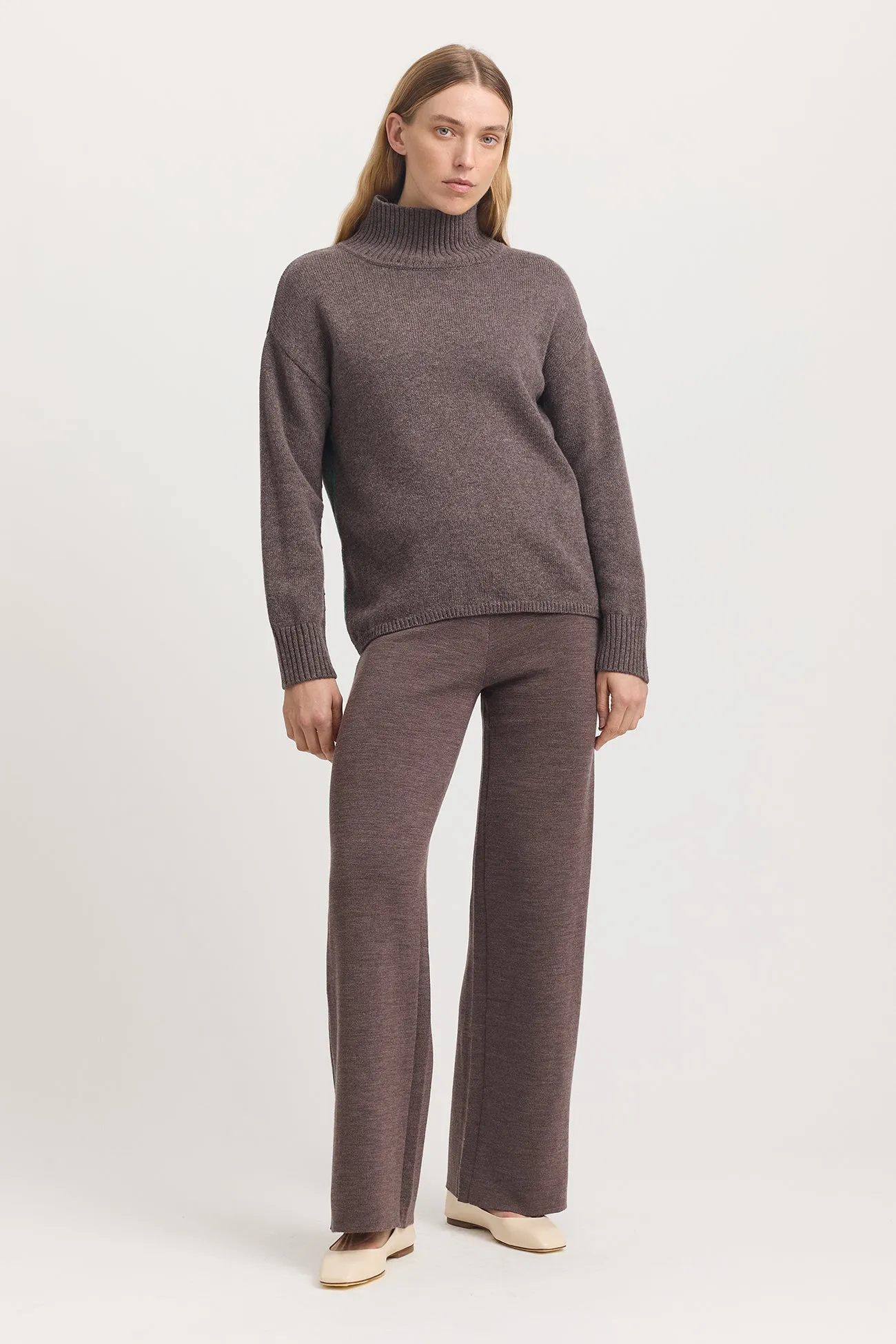 TOORALLIE Funnel Neck Jumper