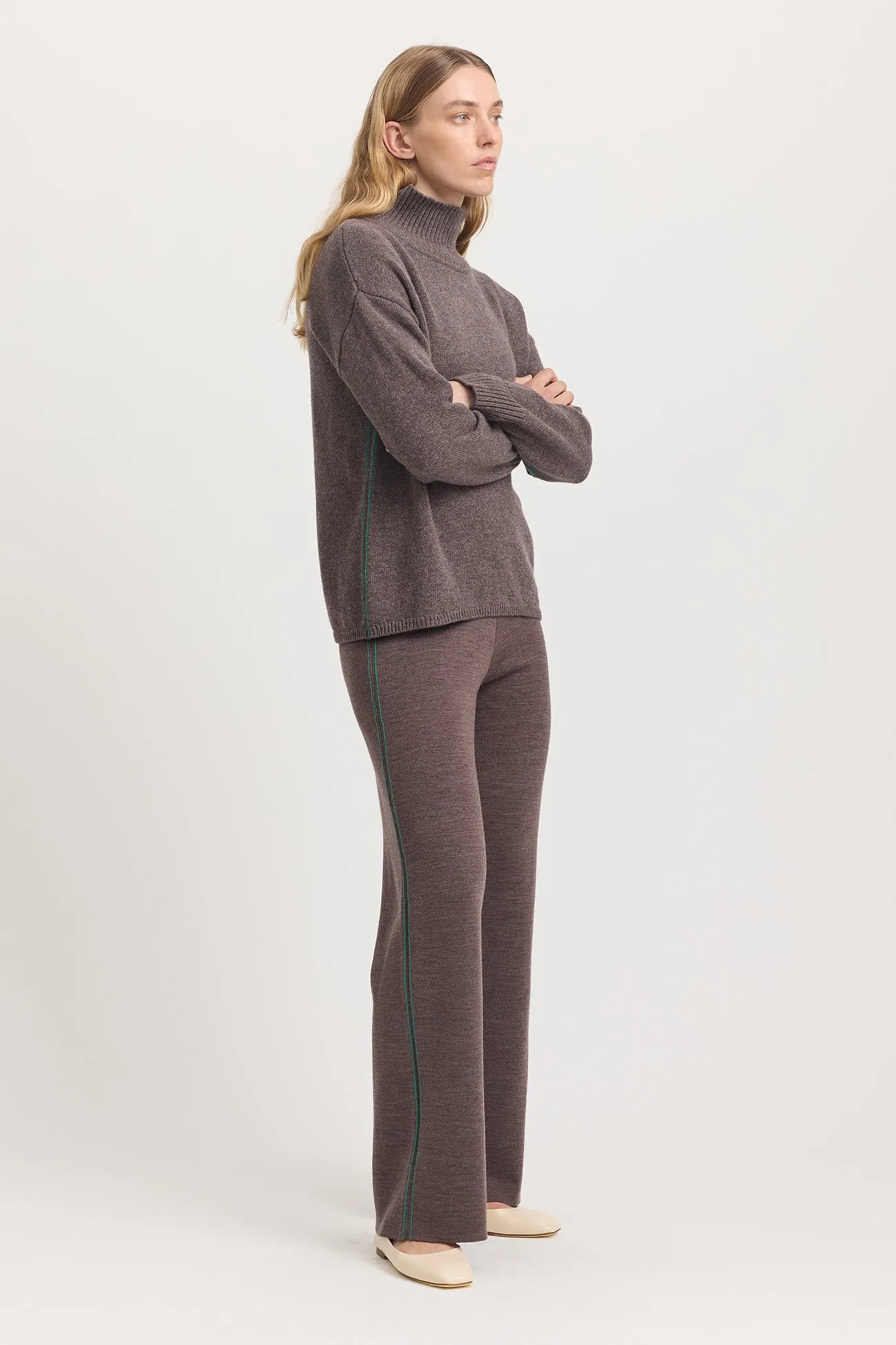 TOORALLIE Funnel Neck Jumper