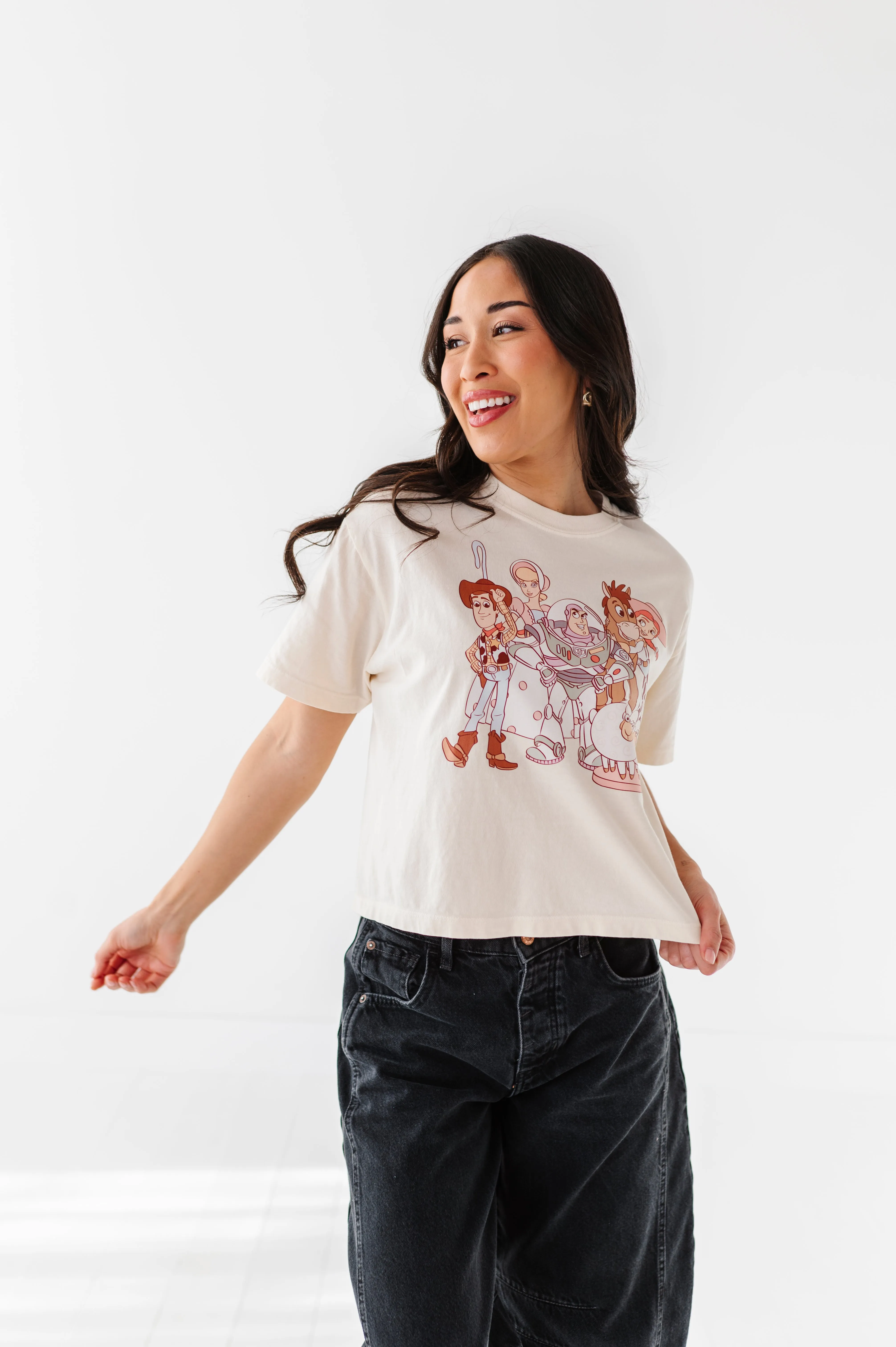 TOYS CROPPED | CREAM ADULT TEE (*SHIPS MID-MARCH*)