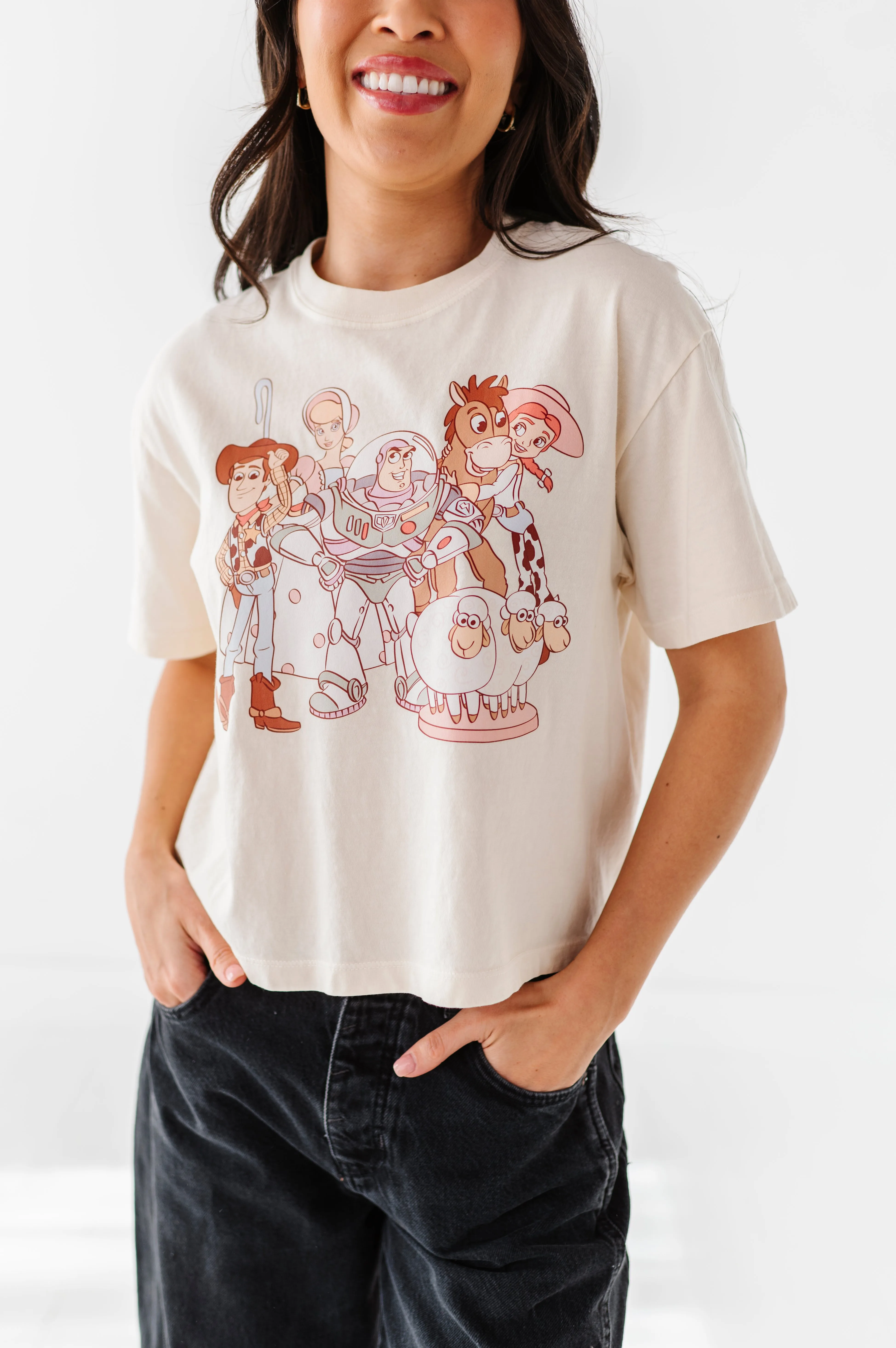 TOYS CROPPED | CREAM ADULT TEE (*SHIPS MID-MARCH*)