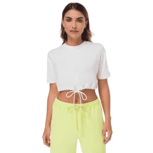 TRIBE OF 6 ABIA BAMBOO SHORT SLEEVE T-SHIRT WITH EMBROIDERED NECK