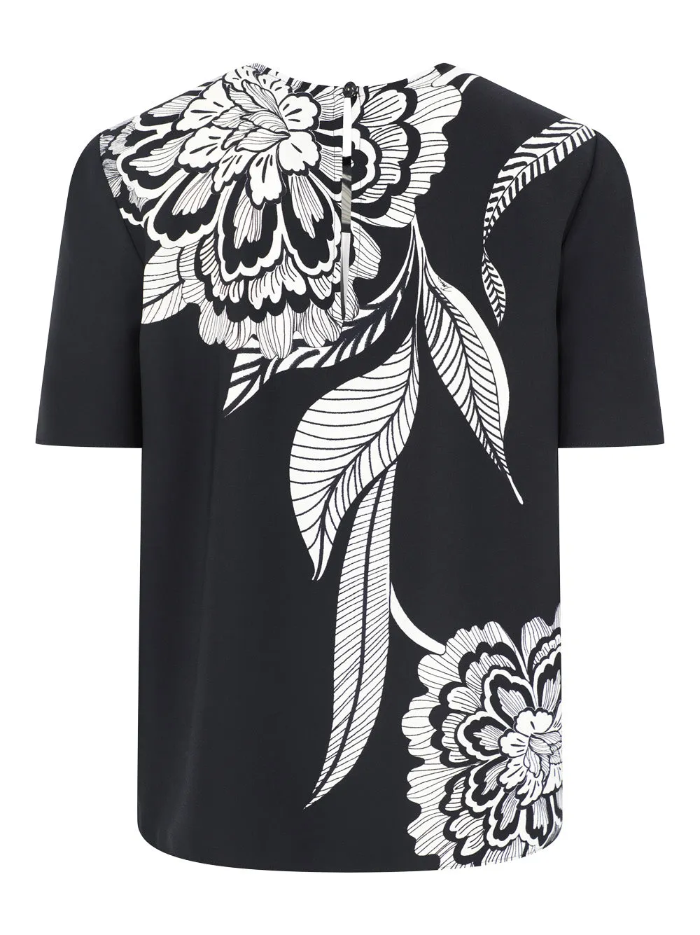 Trina Turk Sugar Hill Top in Black/Savanna Sand