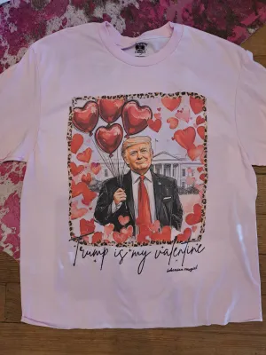 Trump Valentine Heart Balloons T-Shirt - WS