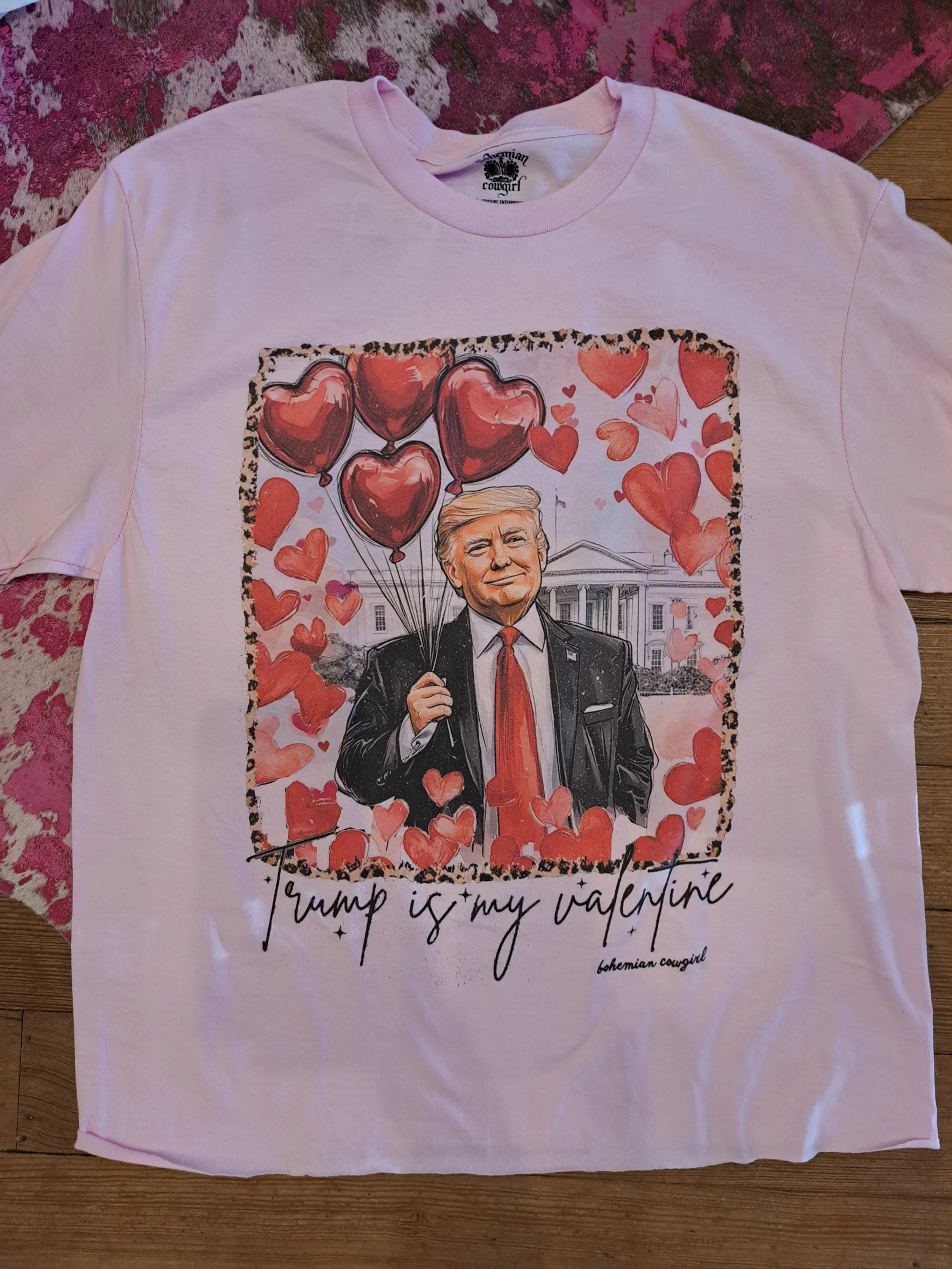 Trump Valentine Heart Balloons T-Shirt - WS