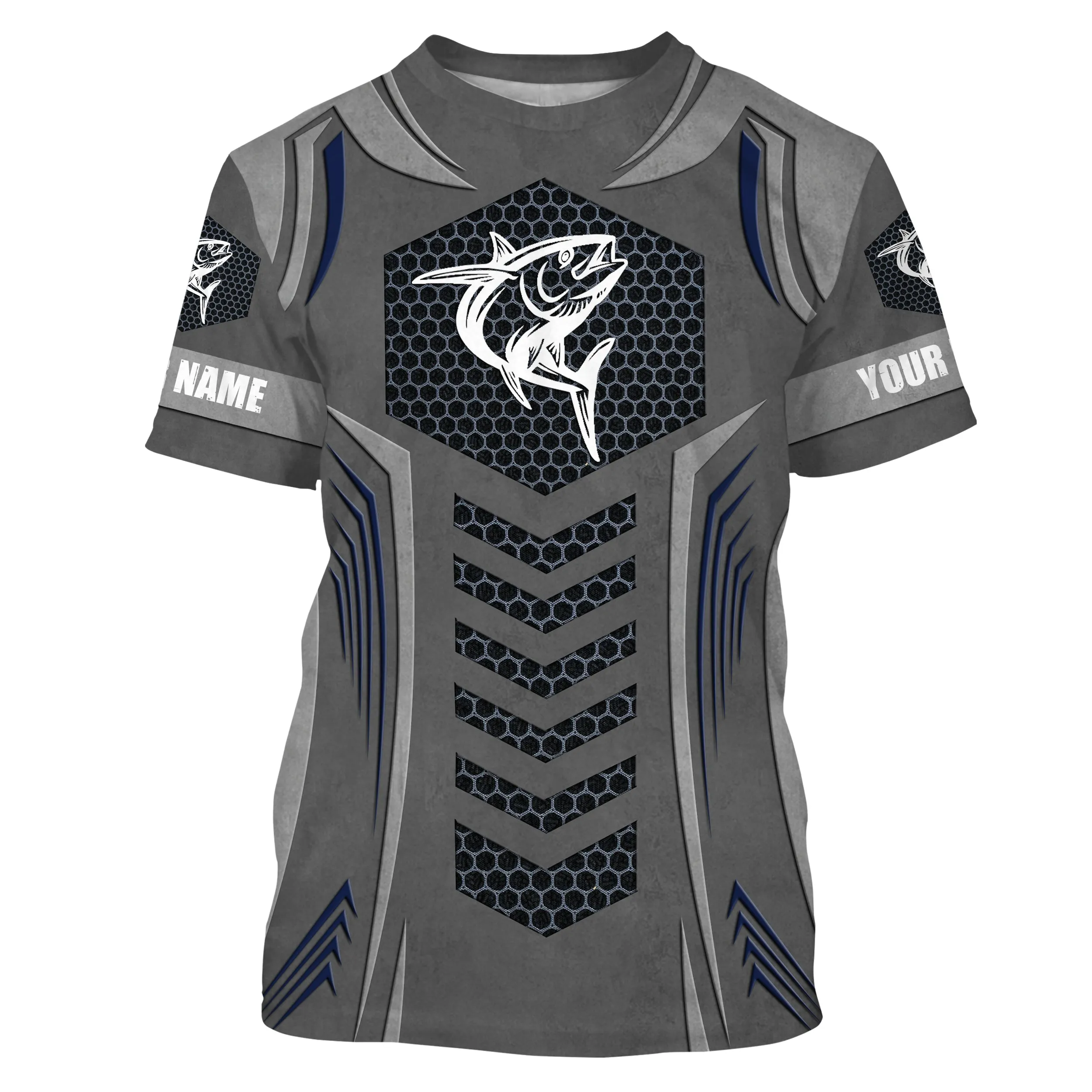 Tuna fishing offshore fishing deep sea Customize Name fishing T-shirt NPQ524