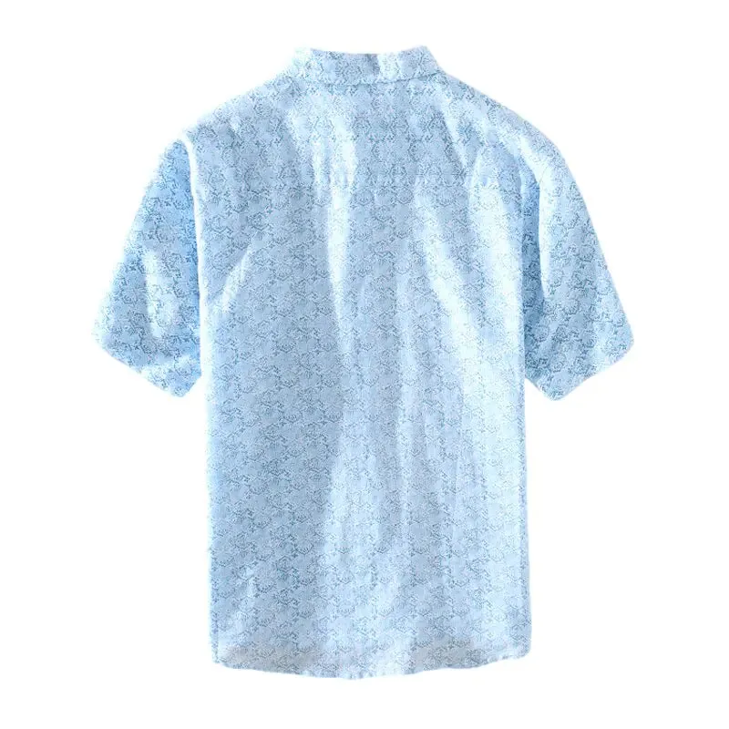 Turn-down Collar Button-down Shirts