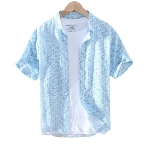 Turn-down Collar Button-down Shirts