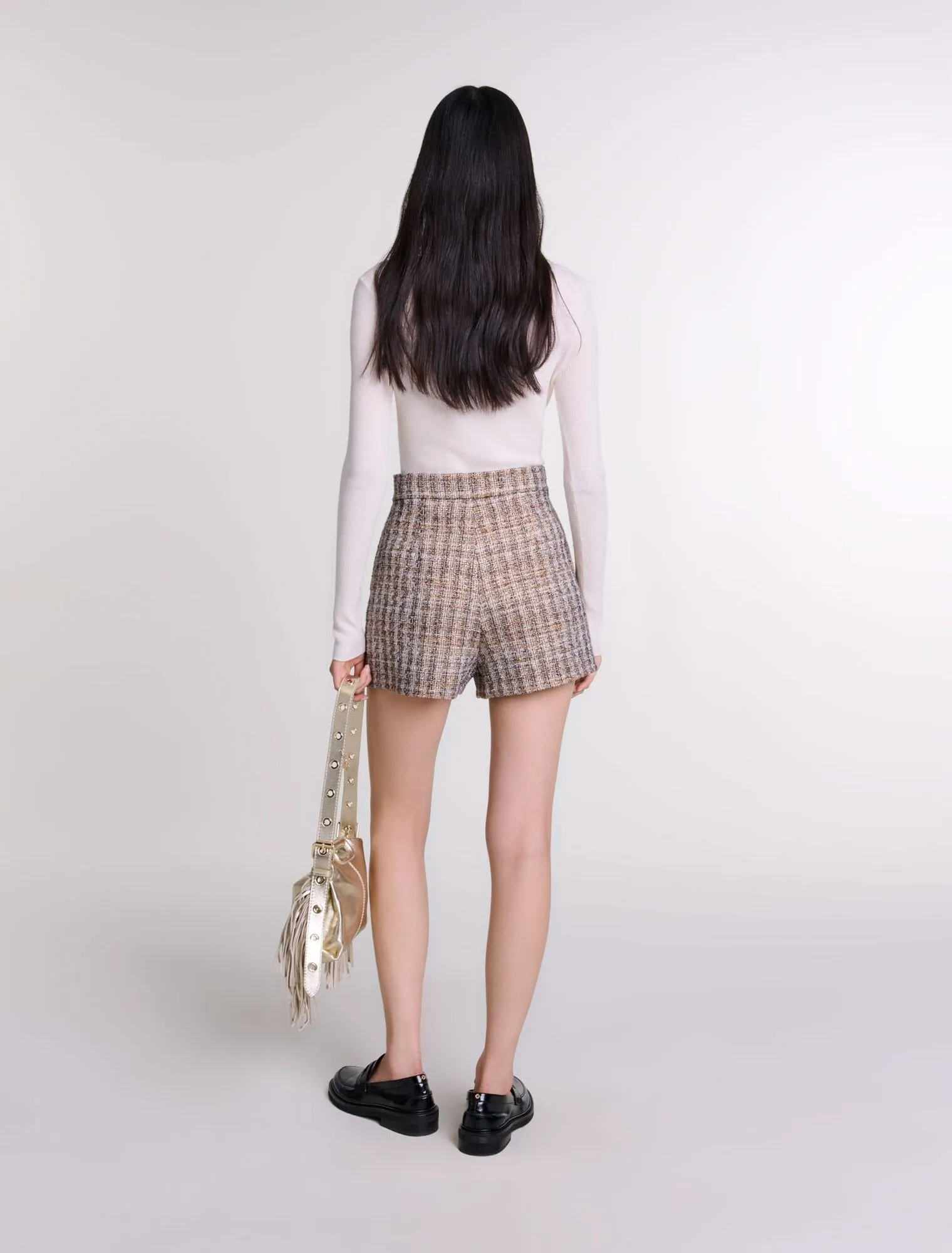 Tweed skort