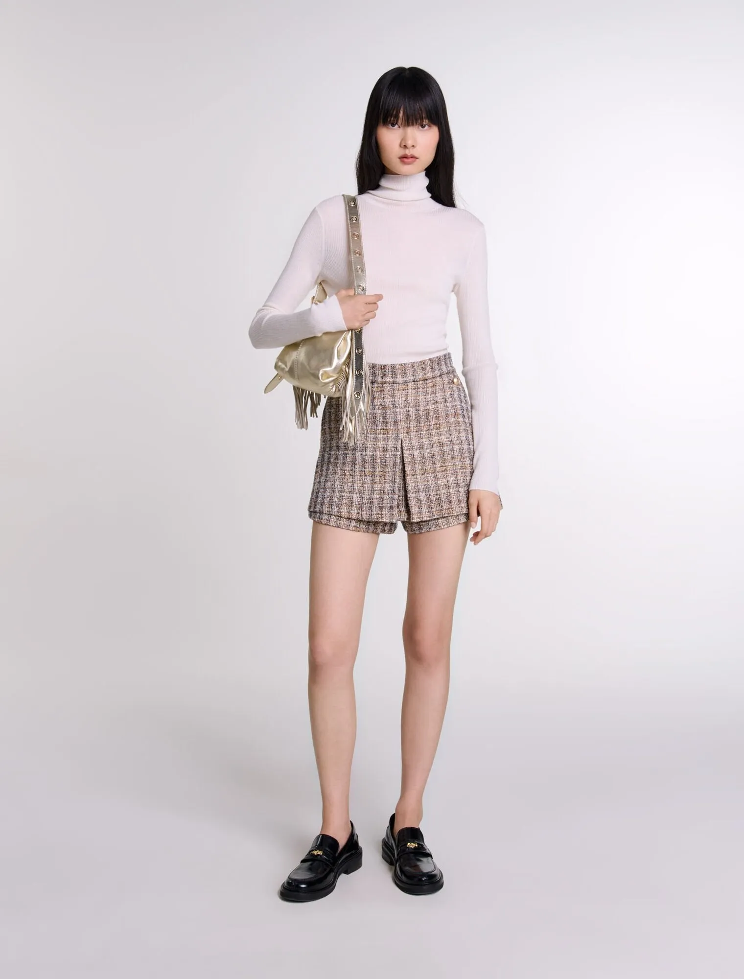 Tweed skort