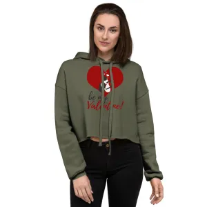 Valentine Crop Hoodie