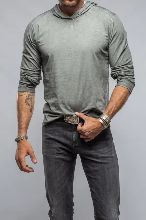 Ventura Hooded Tee in Steel