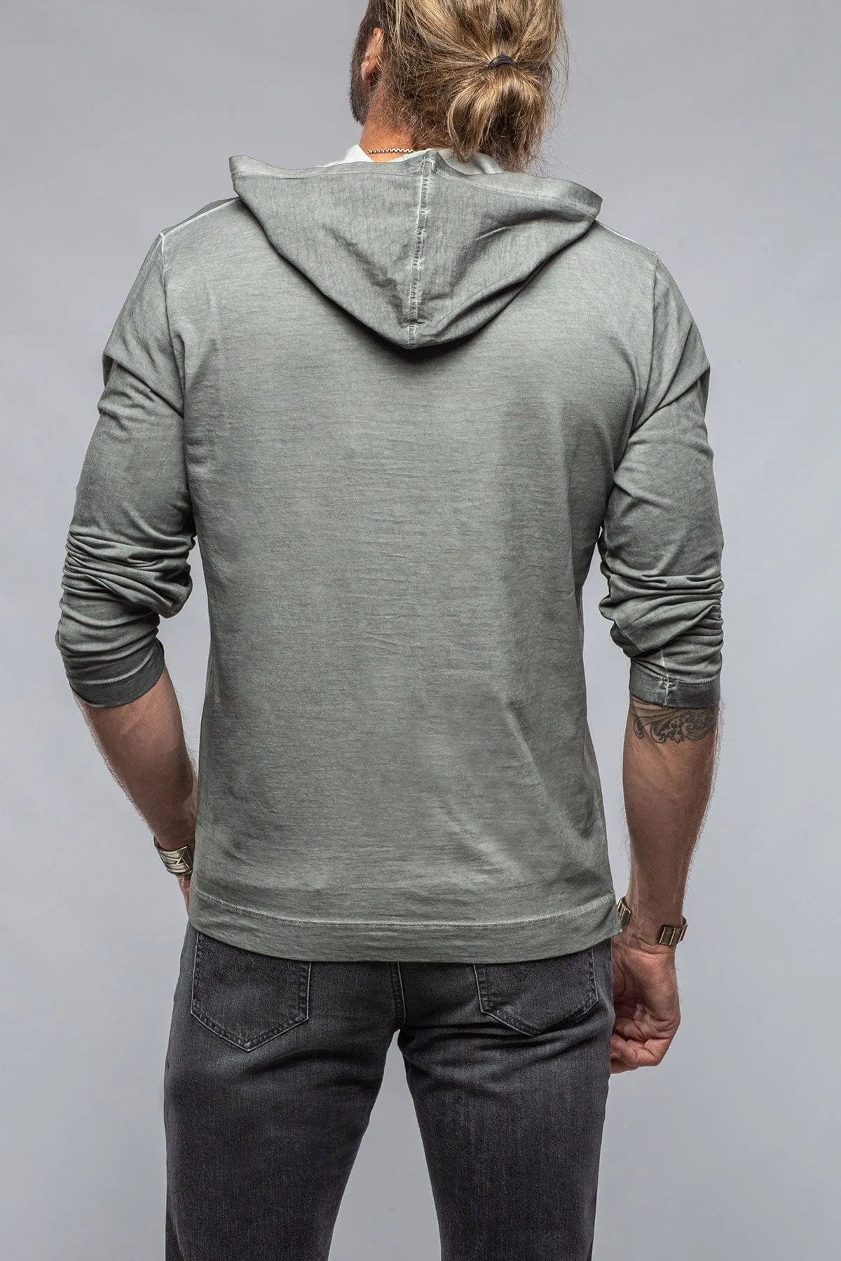 Ventura Hooded Tee in Steel