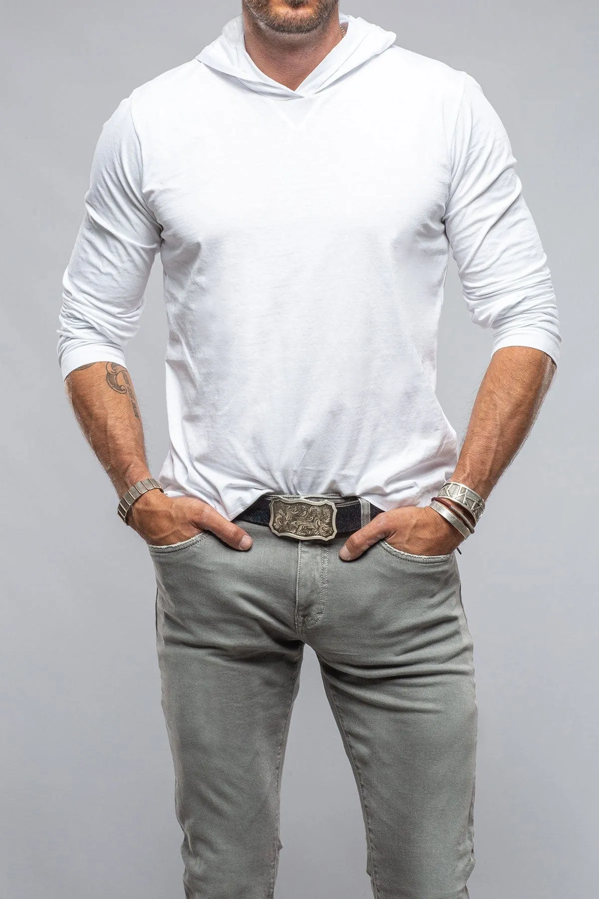 Ventura Hooded Tee in White