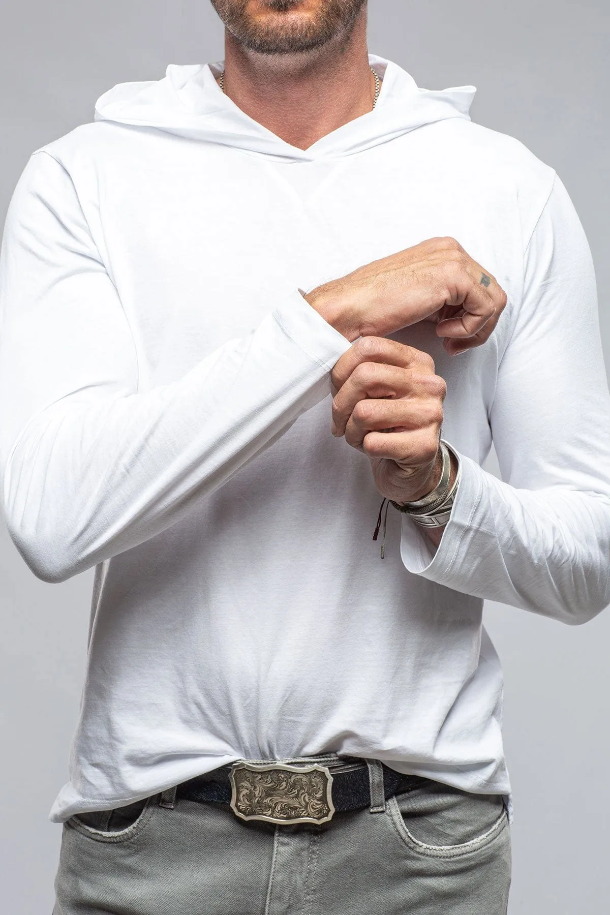 Ventura Hooded Tee in White