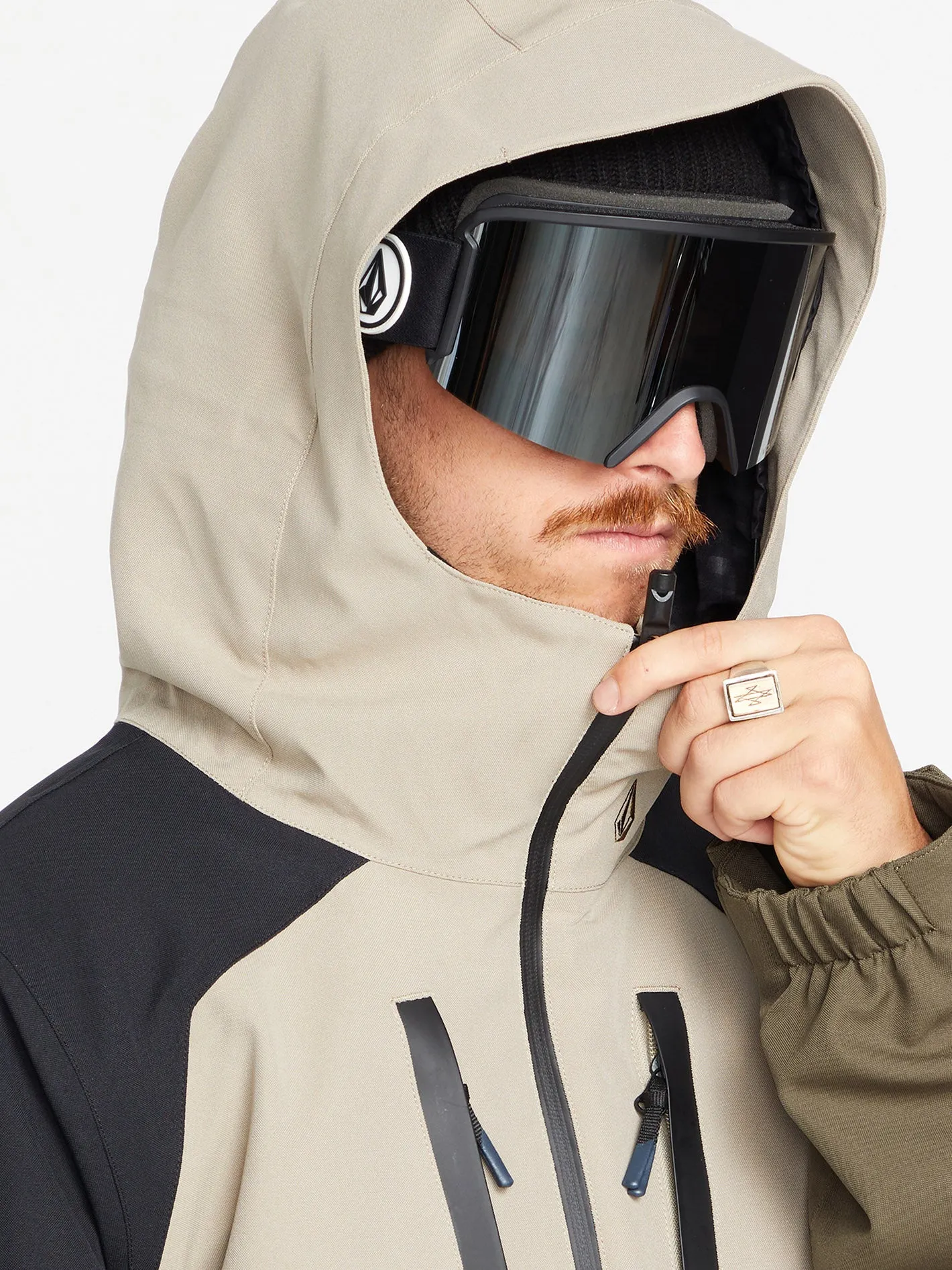 Veste de snow Brighton Pullover - Dark Khaki