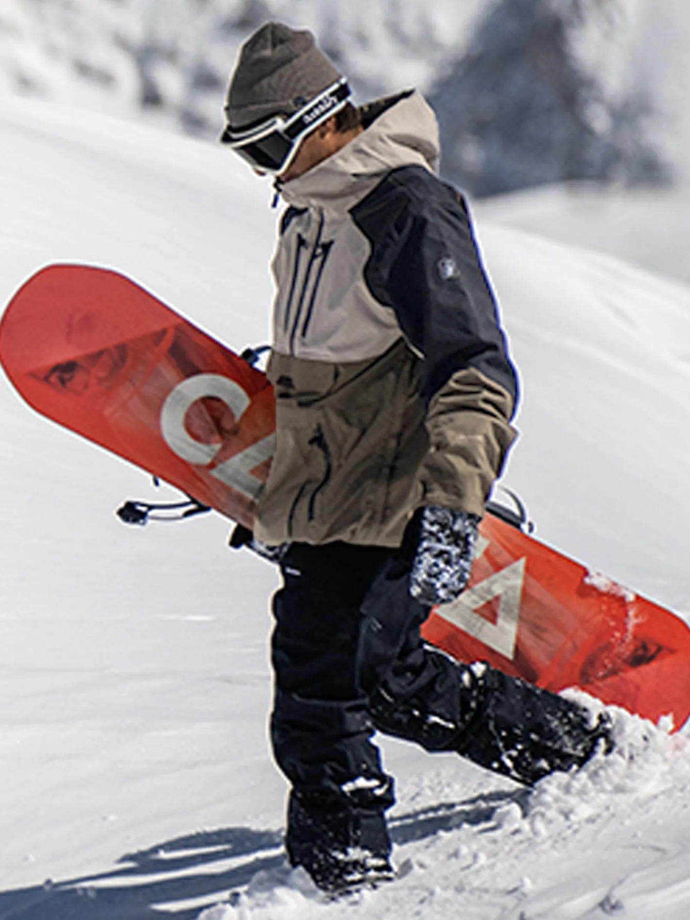 Veste de snow Brighton Pullover - Dark Khaki