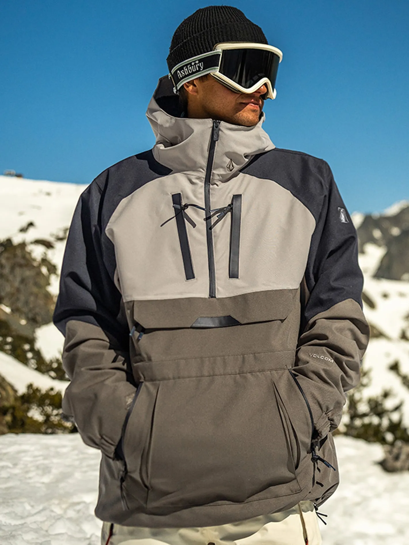 Veste de snow Brighton Pullover - Dark Khaki