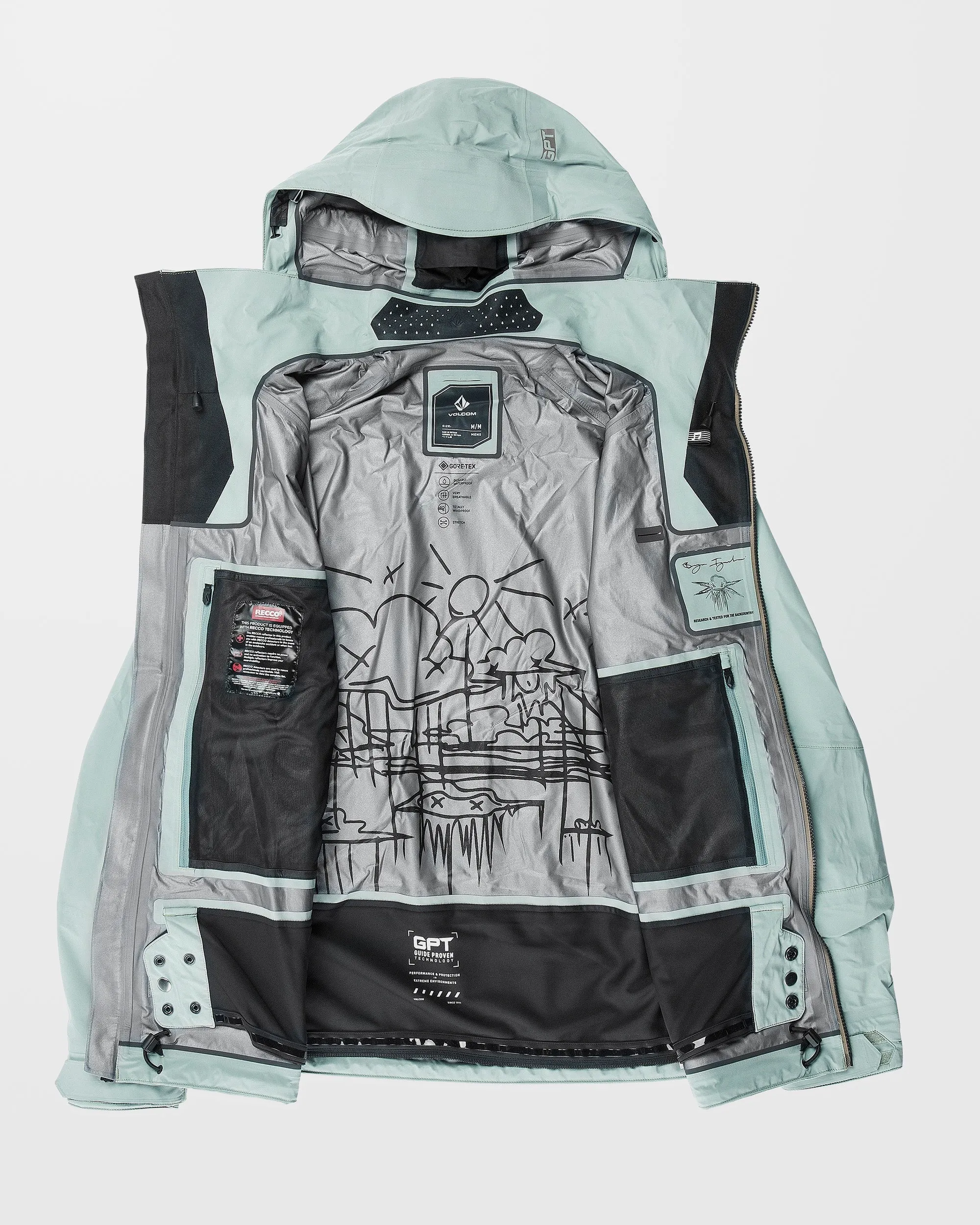 Veste Guch Stretch Gore-Tex - Agave