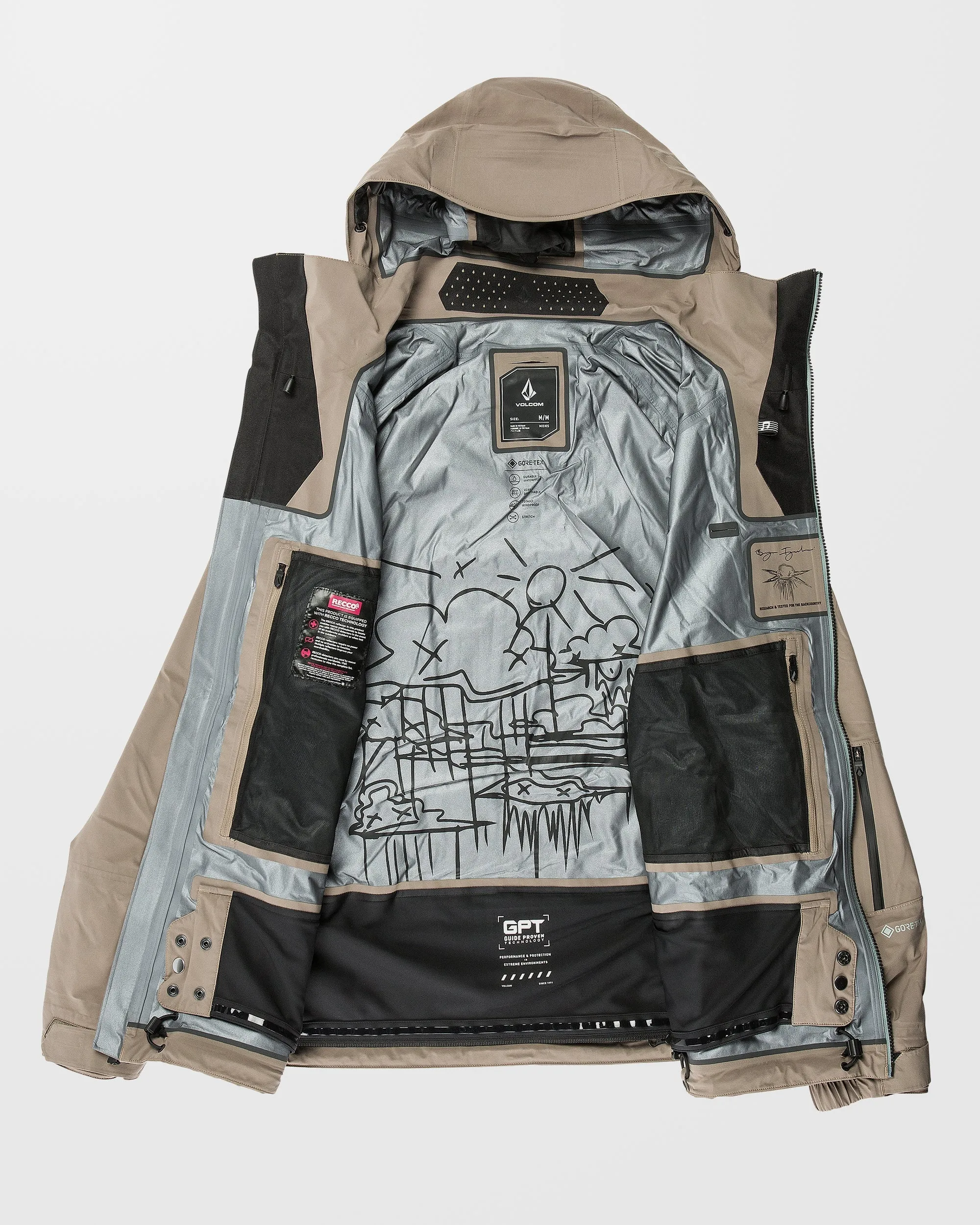 Veste Guch Stretch Gore-Tex - Chestnut Brown