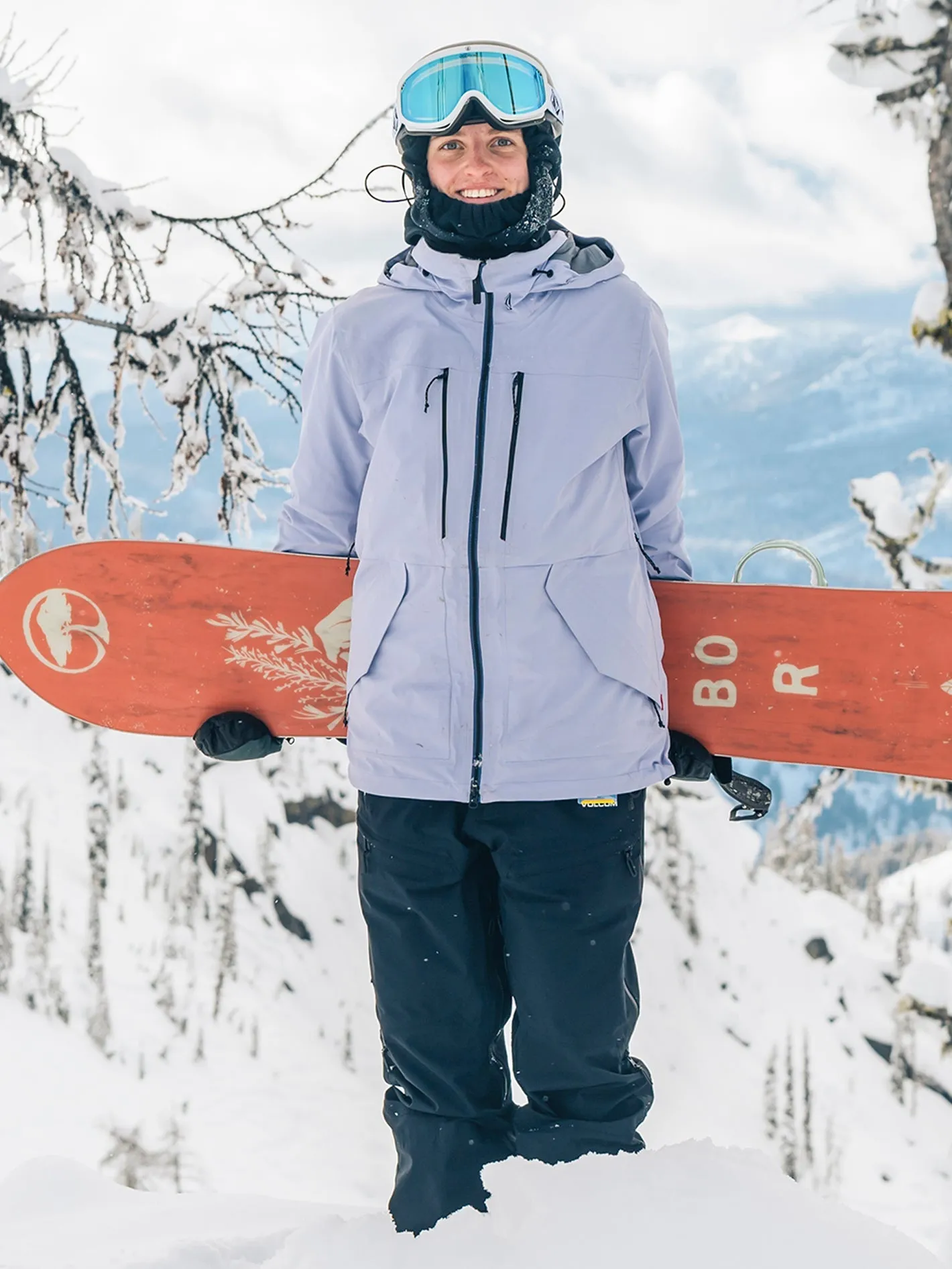 Veste Stretch Gore-Tex Vs 3L  - LILAC ASH