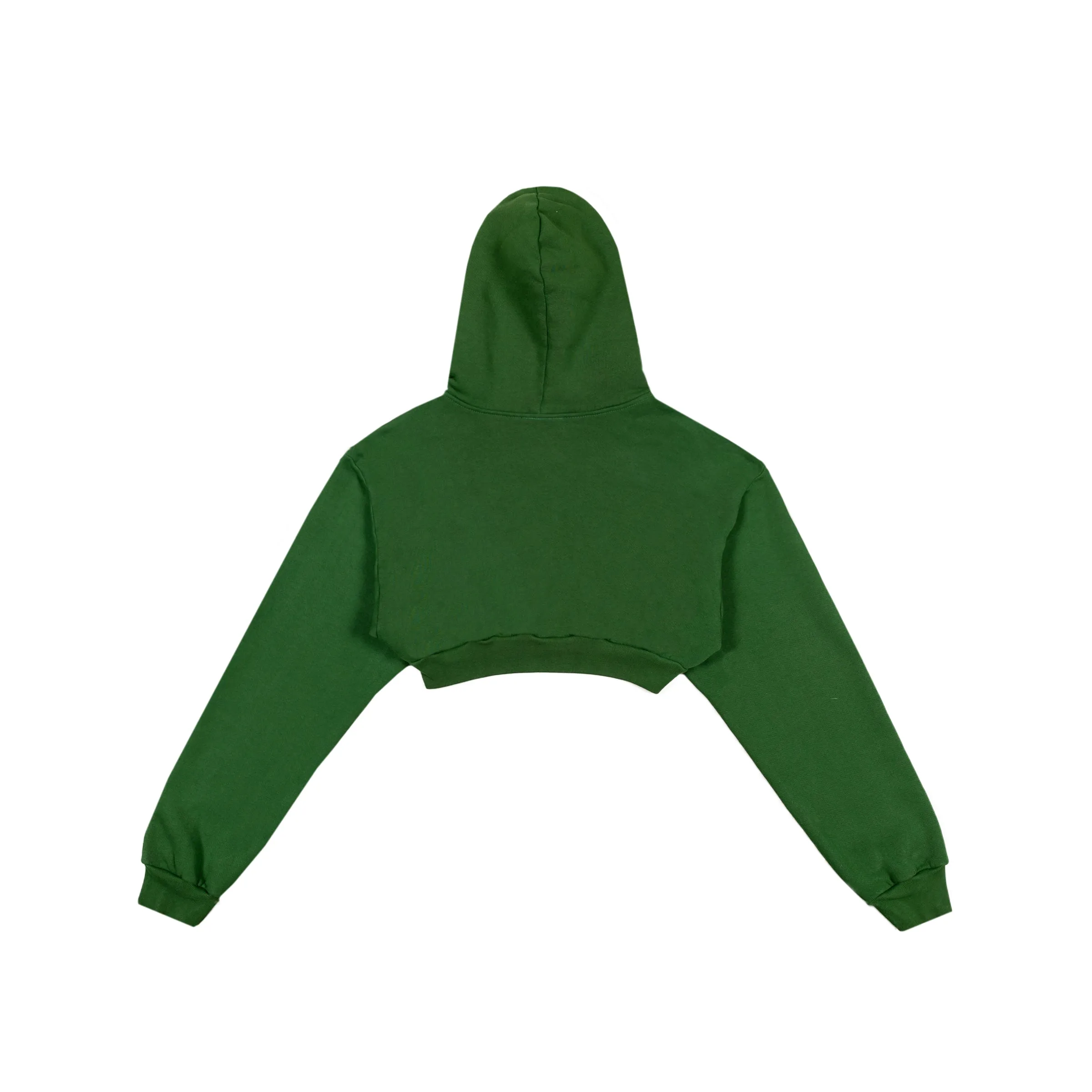 Vitals Cropped Zip in Emerald