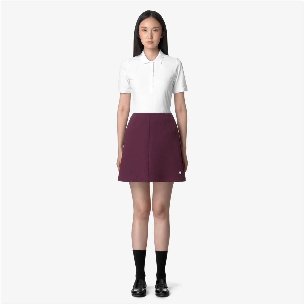 VITTY LIGHT SPACER - Skirts - Short - WOMAN - VIOLET DK PURPLE