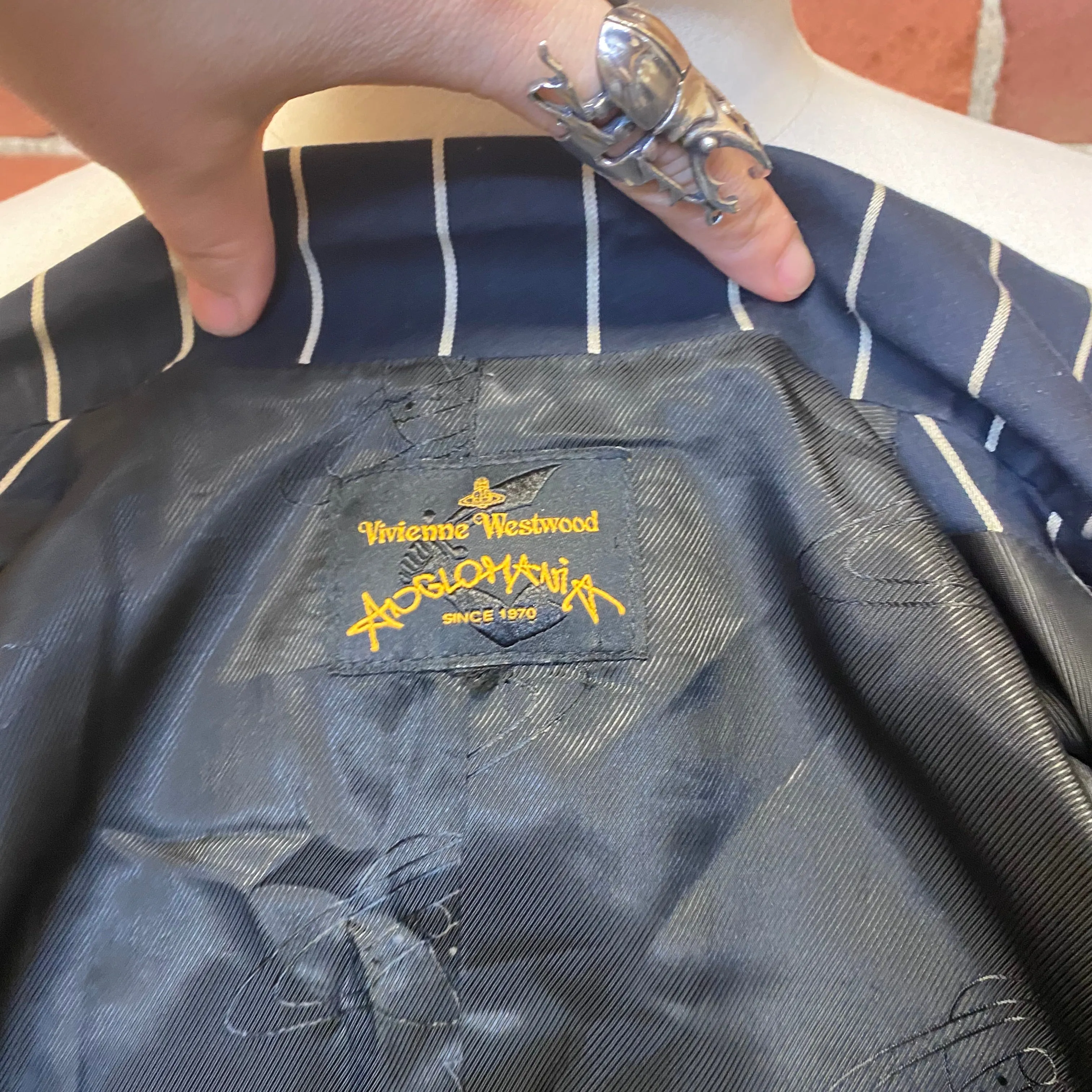 VIVIENNE WESTWOOD pinstripe jacket