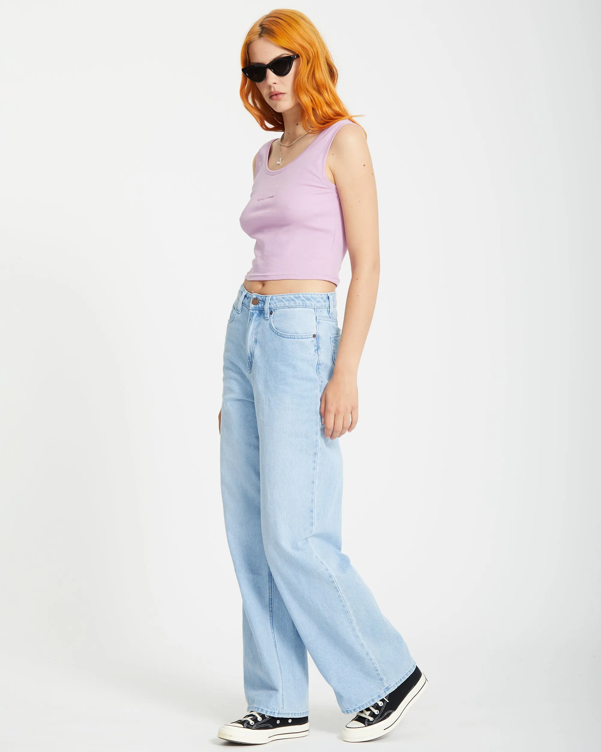 Volcomstone Tight Tank Top - IRIS PURPLE