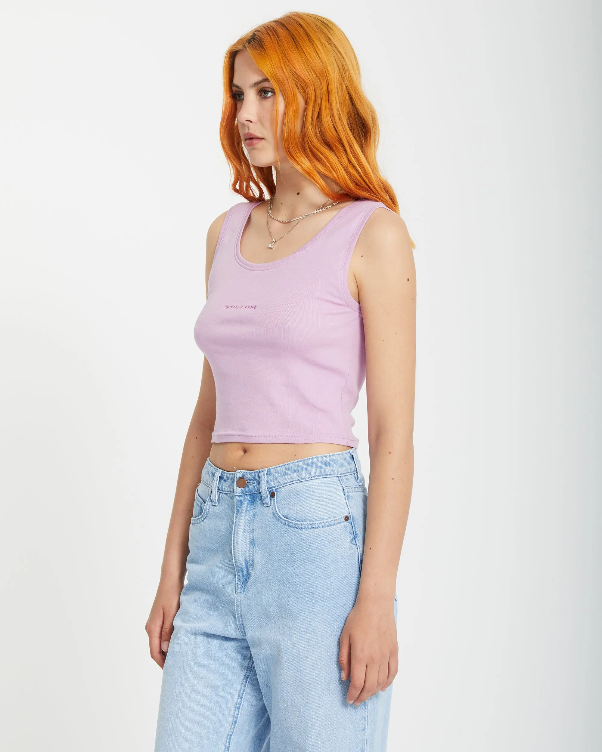 Volcomstone Tight Tank Top - IRIS PURPLE
