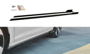 VW GOLF VII GTI (FACELIFT) - RACING SIDE SKIRTS DIFFUSERS