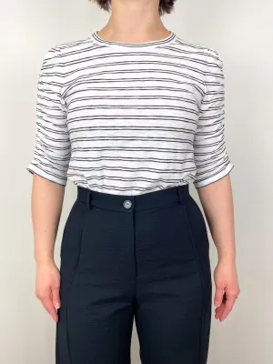 Waldorf Tee in Black/White