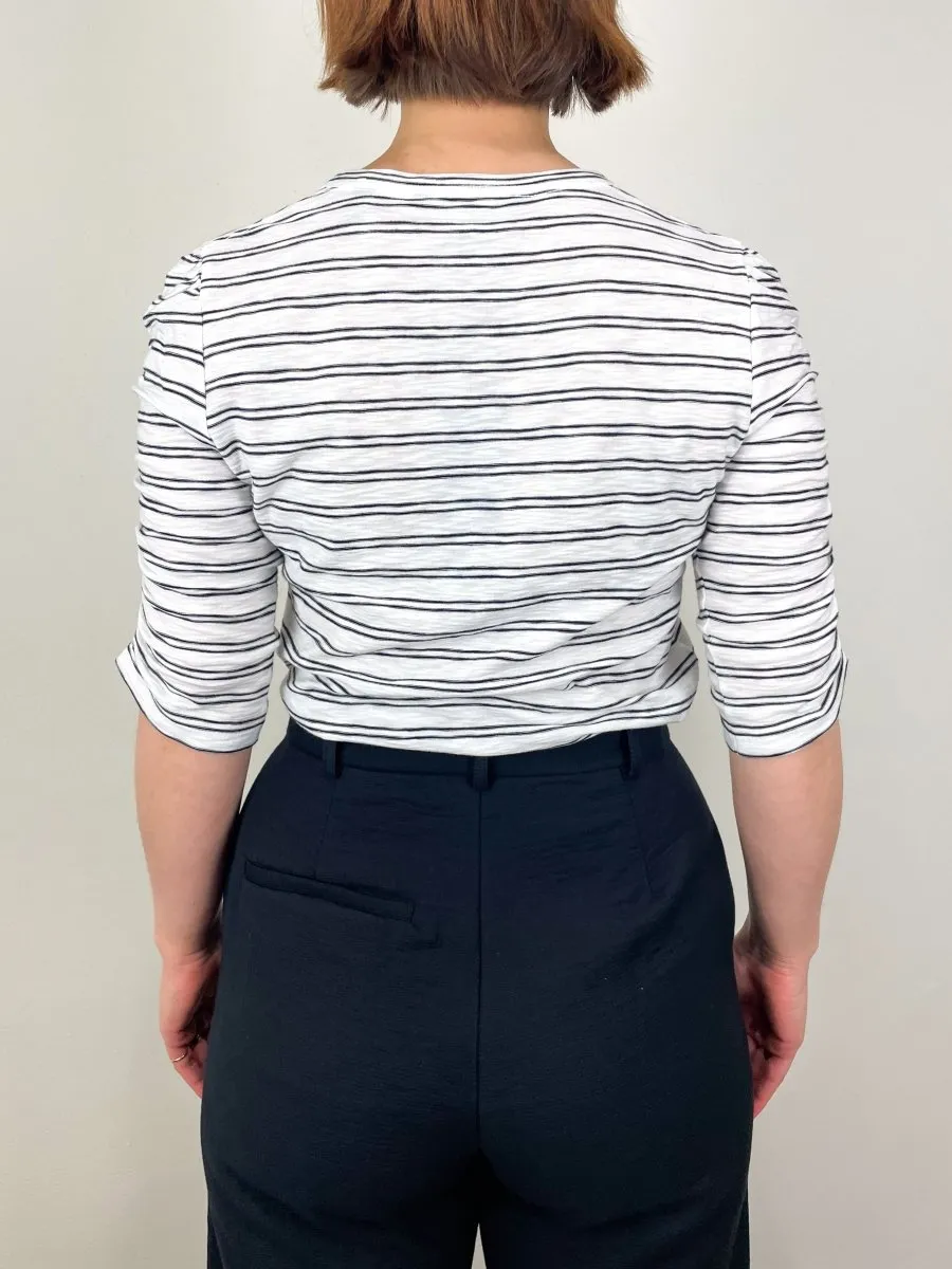 Waldorf Tee in Black/White