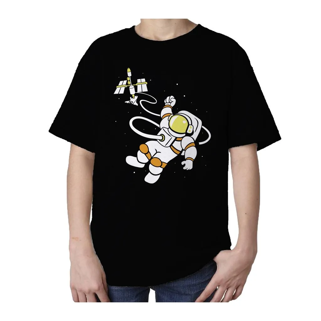 Weird Science Astronaut Official Kid's T-shirt (Black)