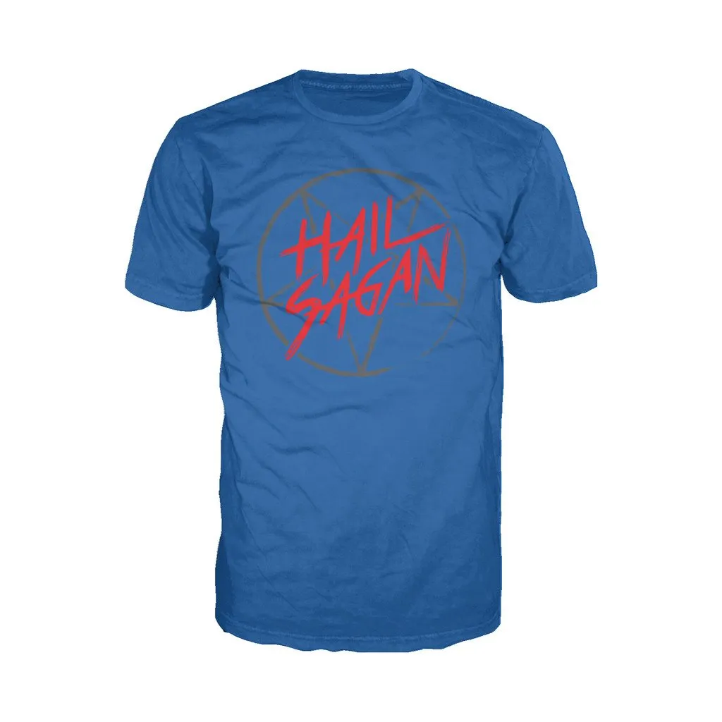 Weird Science Hail Sagan Official Men's T-shirt (Royal Blue)