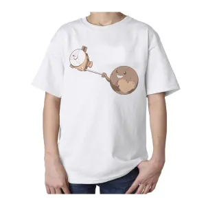 Weird Science Pluto Selfie Official Kid's T-shirt (White)