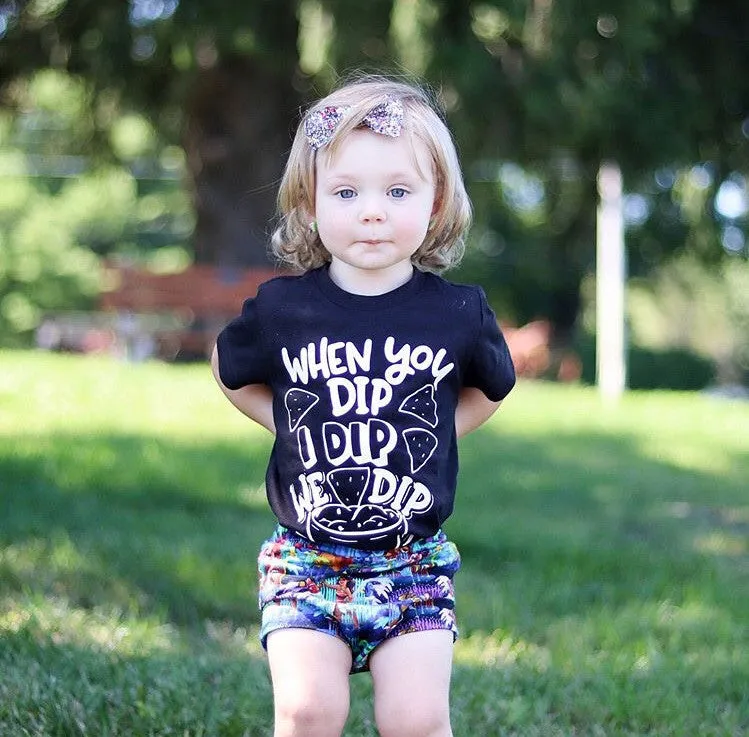 When I Dip You Dip We Dip Kid's Shirt or Bodysuit