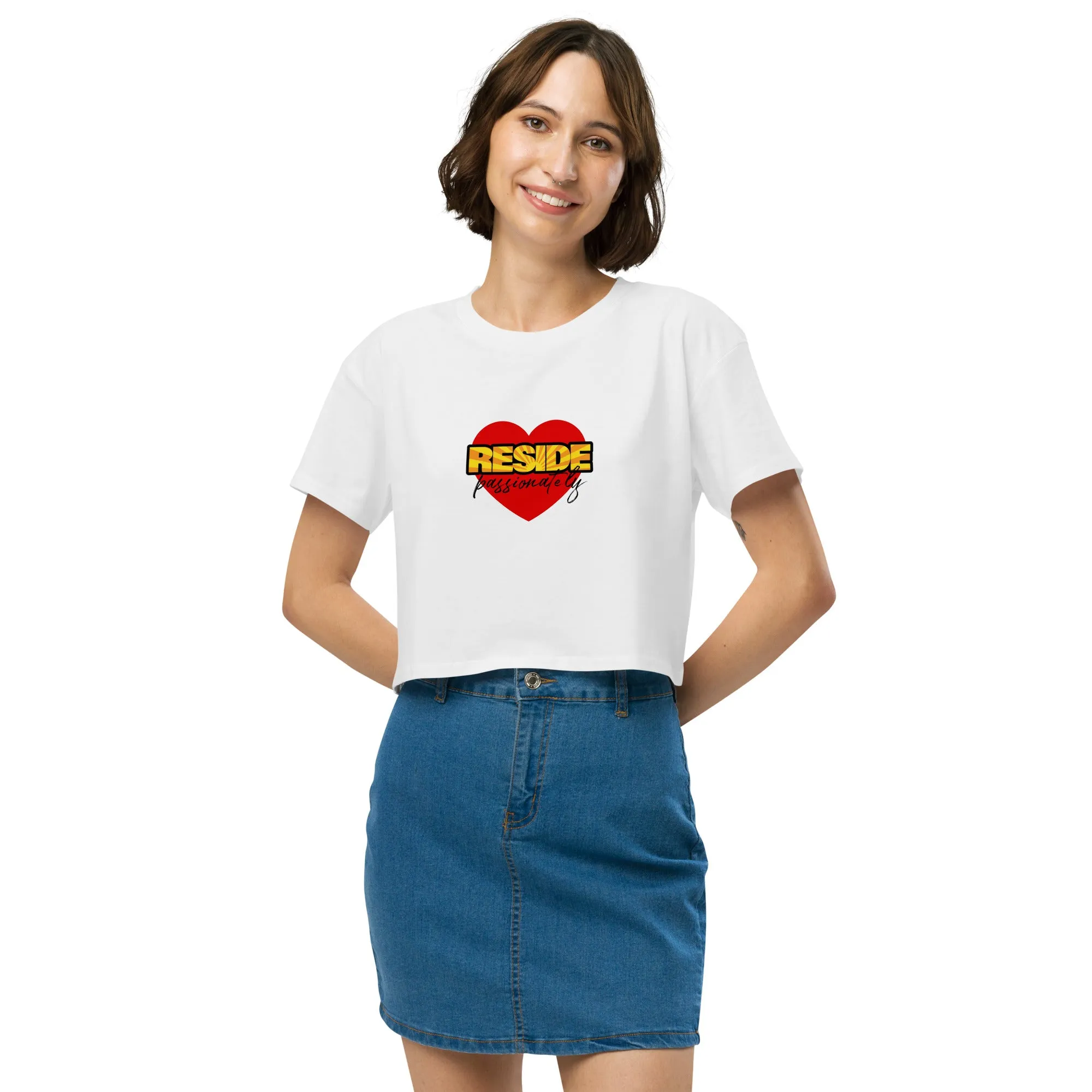 Women’s Crop Top - Reside Passionately