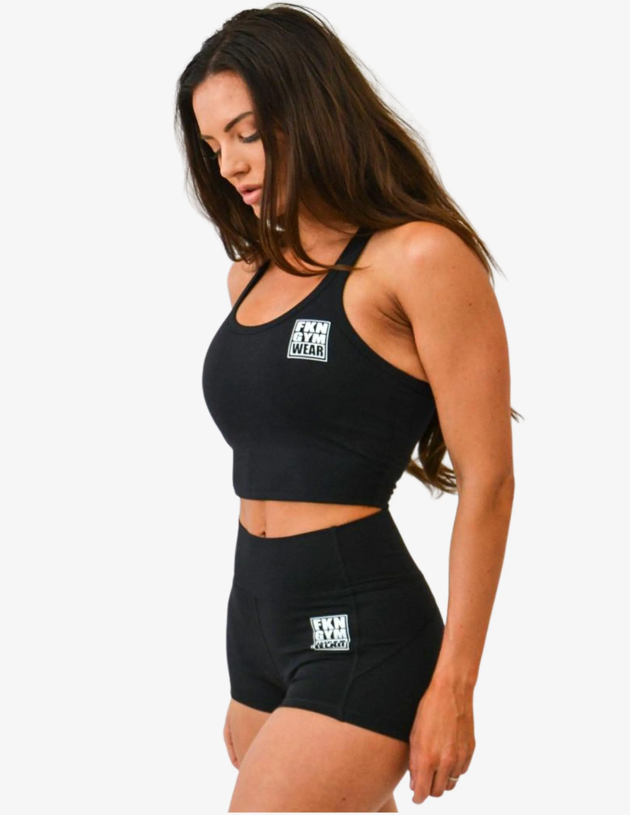 WOMEN'S GYM SINGLET | CROPPED