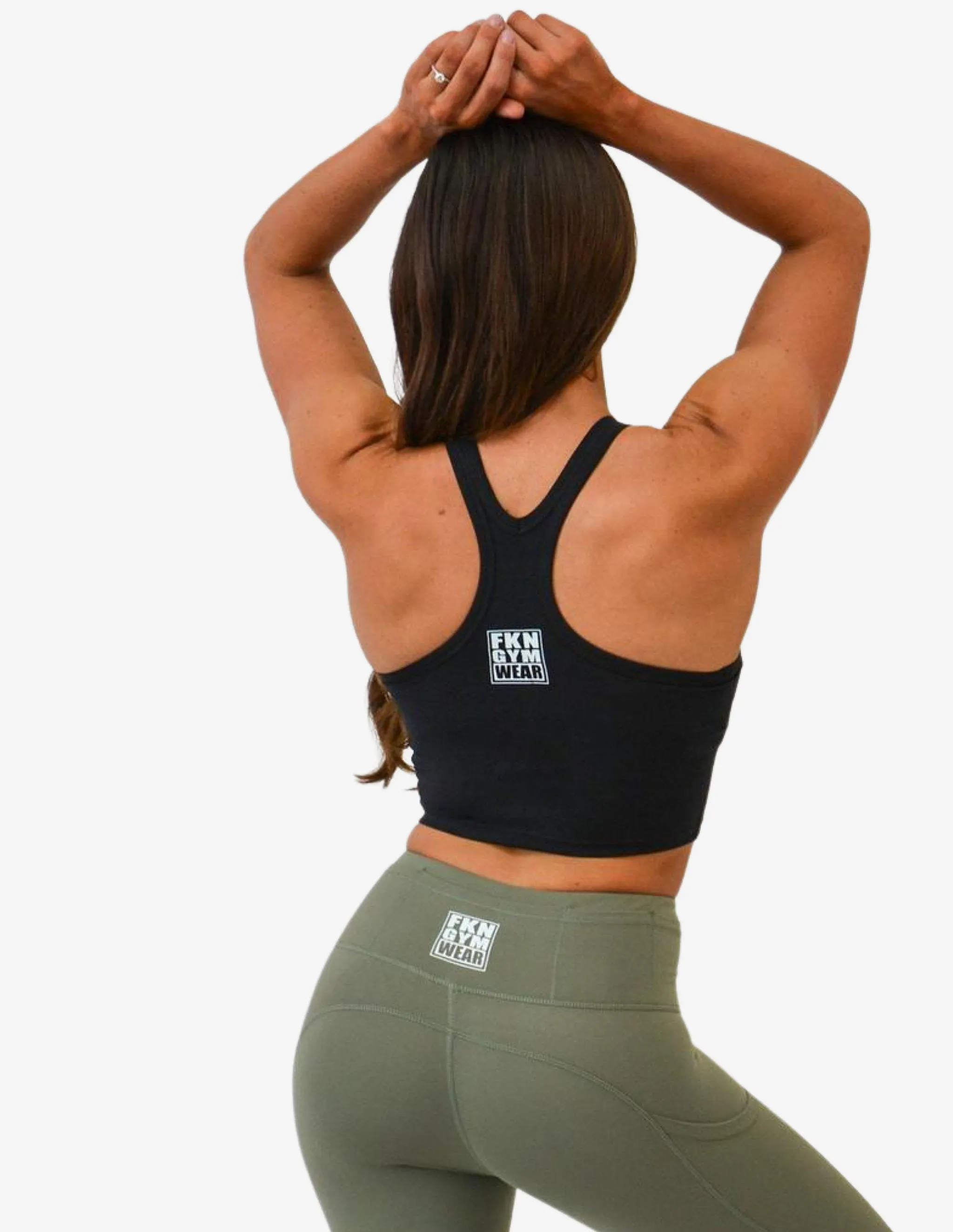 WOMEN'S GYM SINGLET | CROPPED