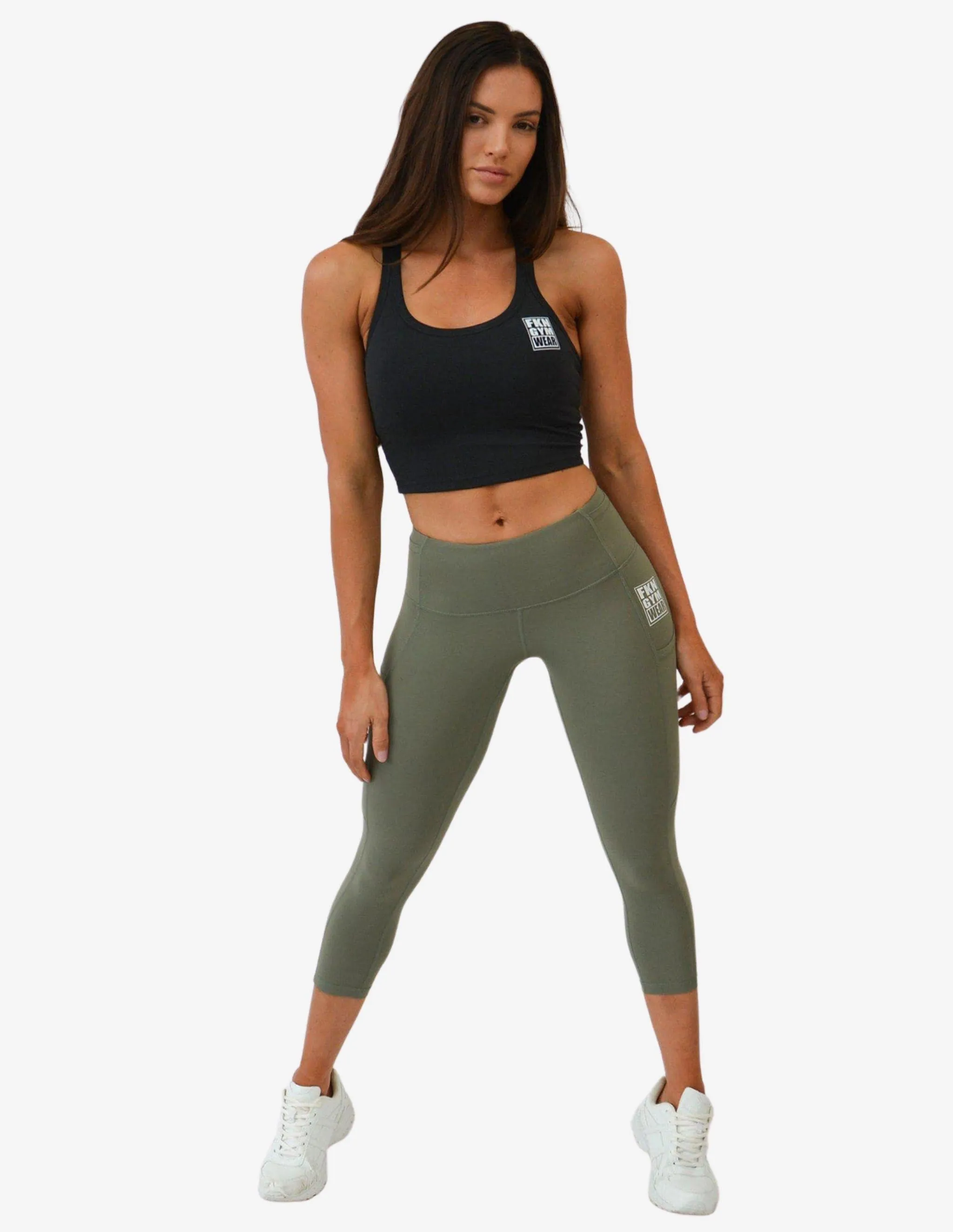 WOMEN'S GYM SINGLET | CROPPED