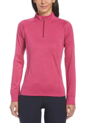 Womens Jacquard Floral Print Sun Protection Pullover