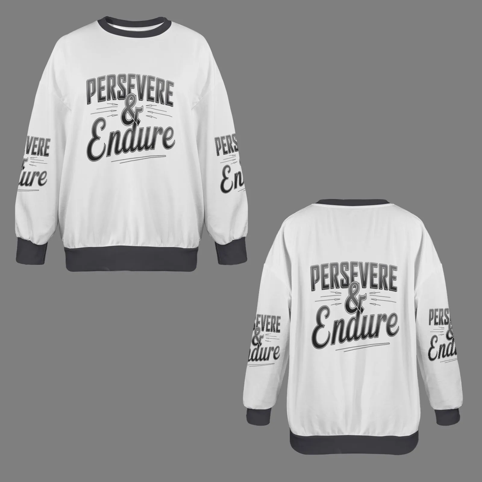 Women's Oversized Crew Neck Pullover Sweater