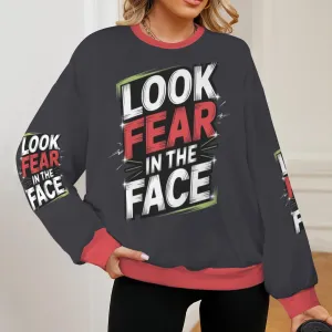 Women's Oversized Crew Neck Pullover Sweater
