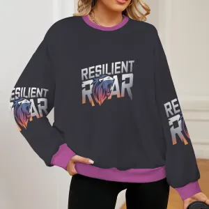 Women's Oversized Crew Neck Pullover Sweater