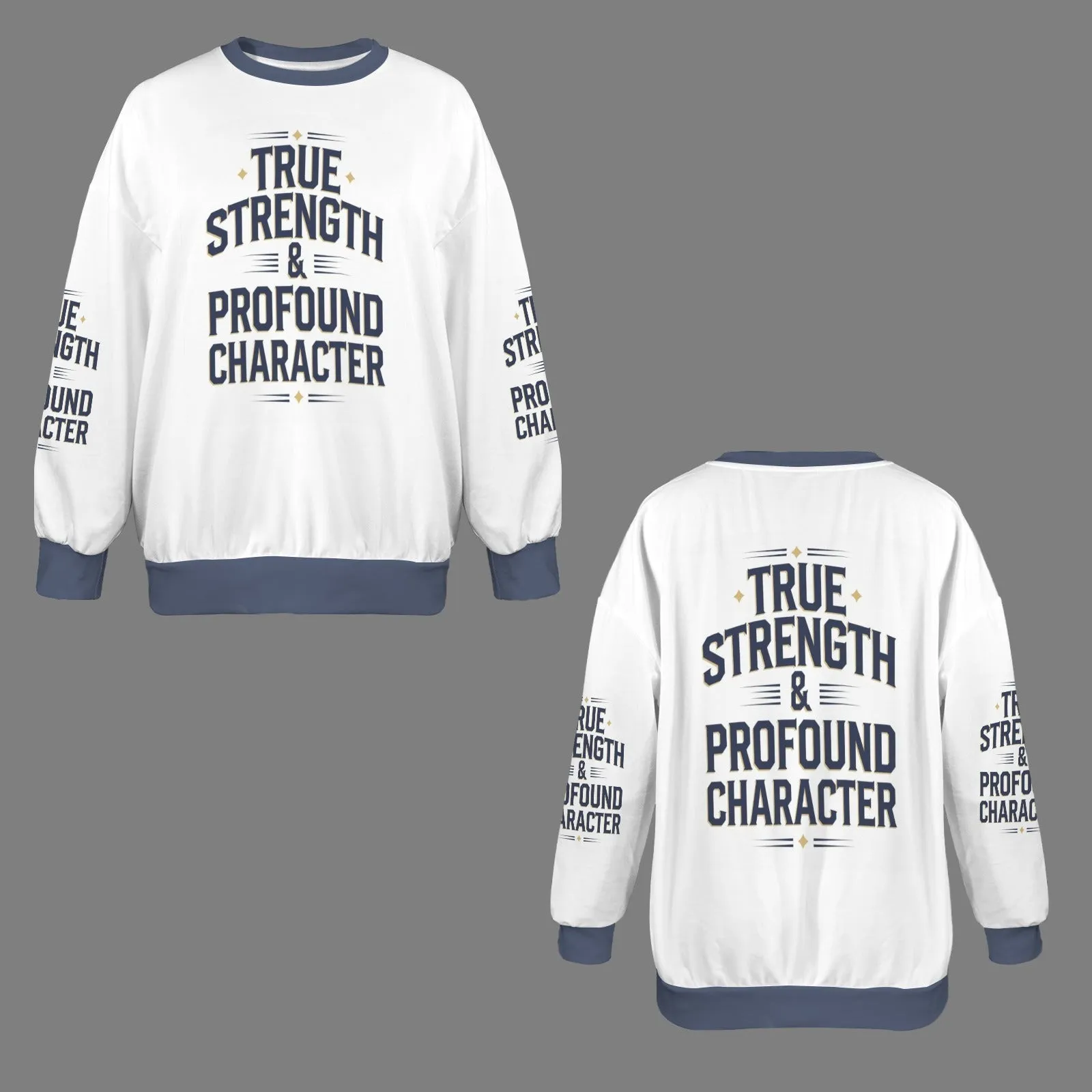 Women's Oversized Crew Neck Pullover Sweater