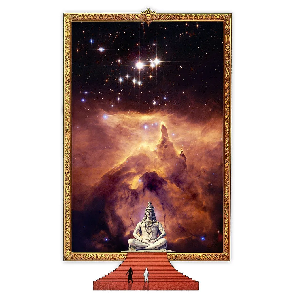 Womens Pismis 24 T-Shirt - Infinite Nothingness v1 - Shiva Cosmos T-Shirts