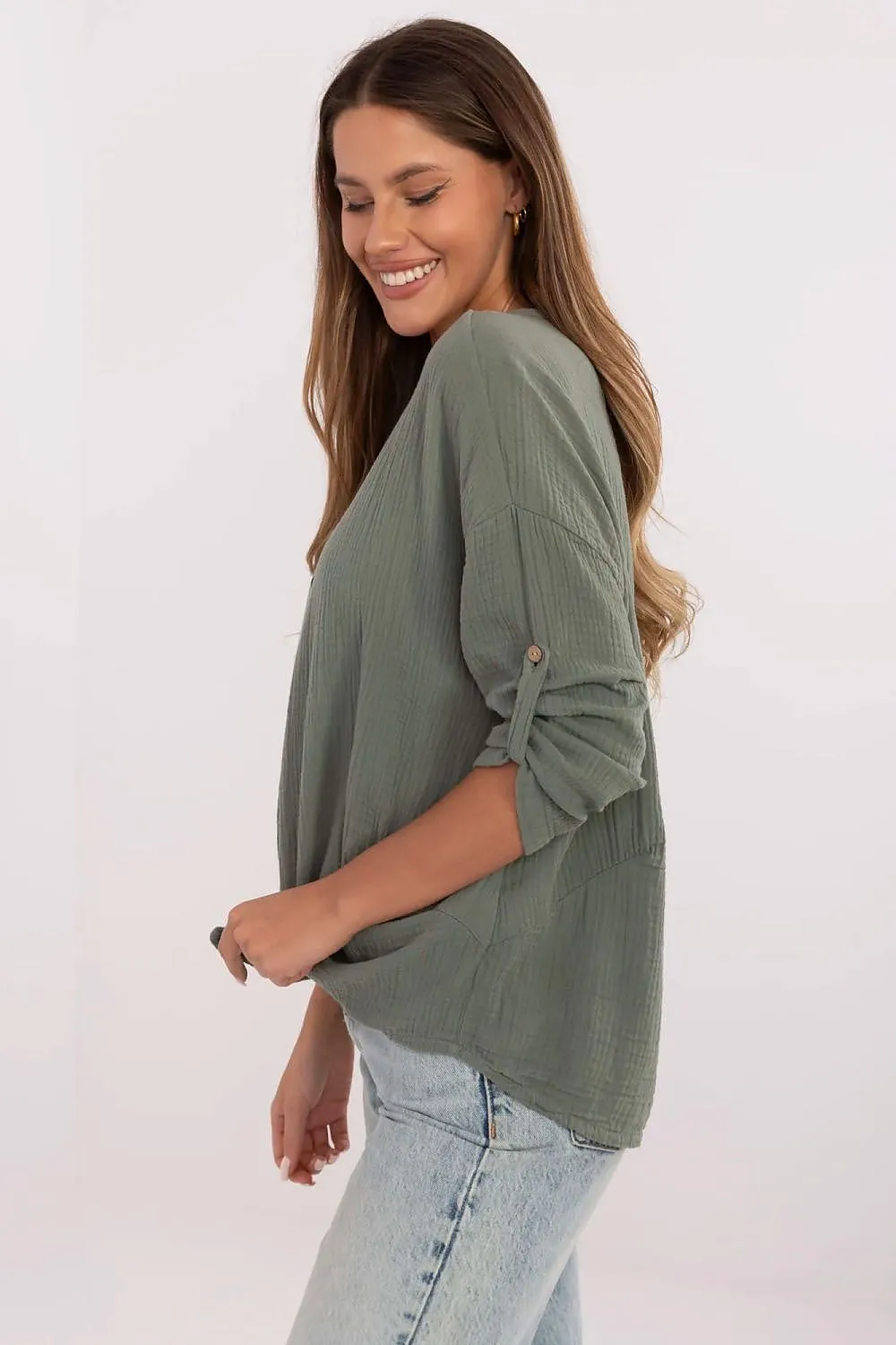 Women's shirt made of muslin cotton