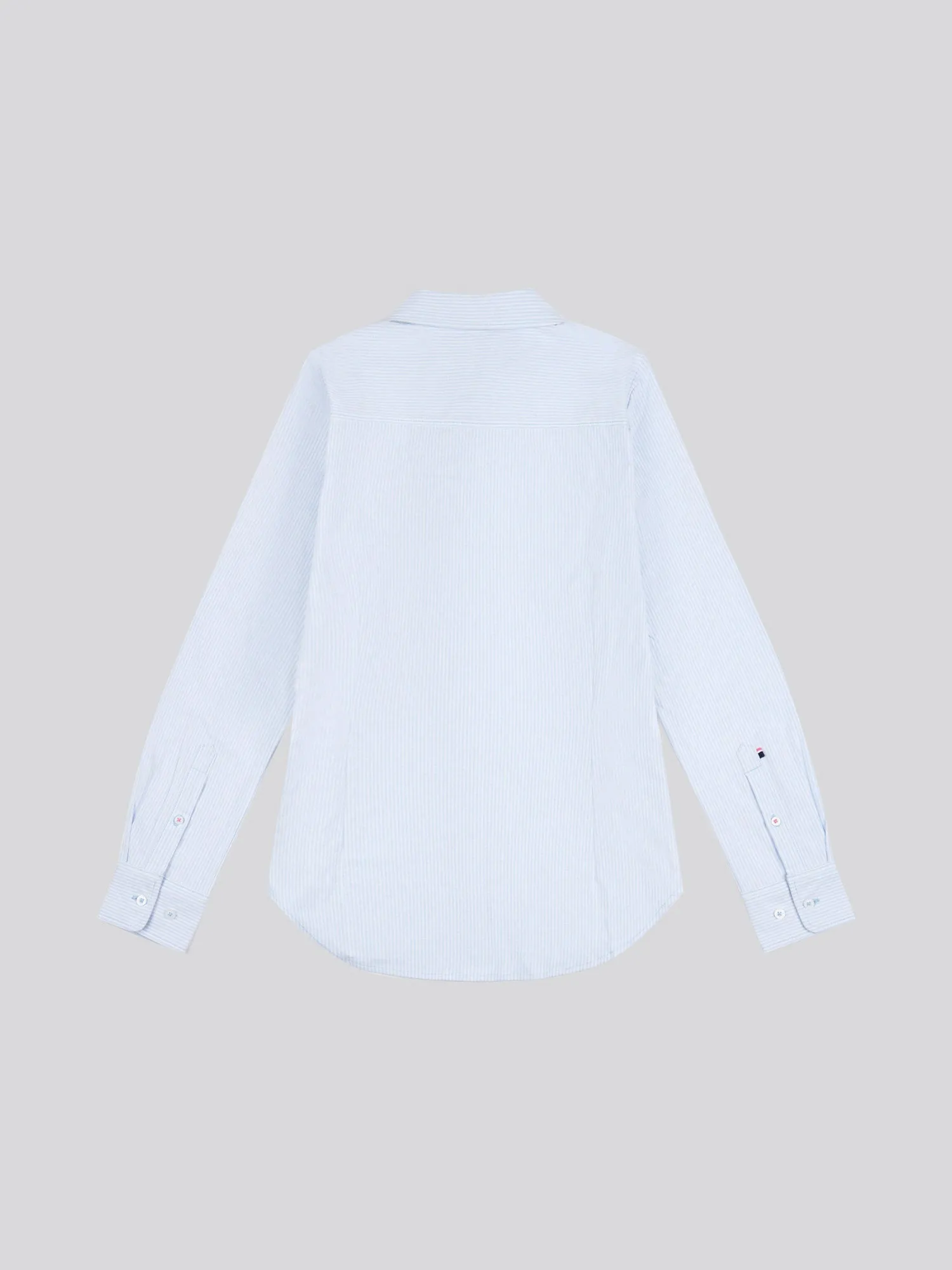 Womens Stripe Stretch Classic Fit Oxford Shirt in Windsurfer