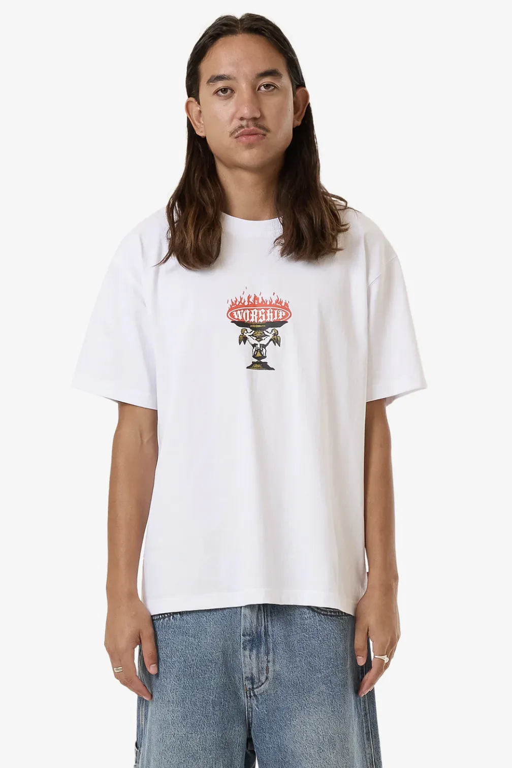 WORSHIP SUPPLIES CHALICE TEE - WHITE