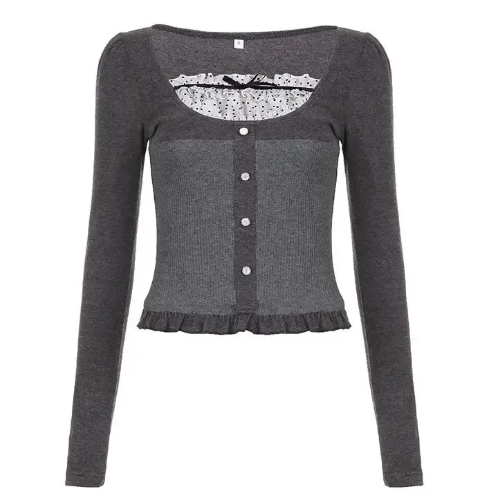 Y2K Full Zip Jacket in Multiple Sizes for Trendy Style